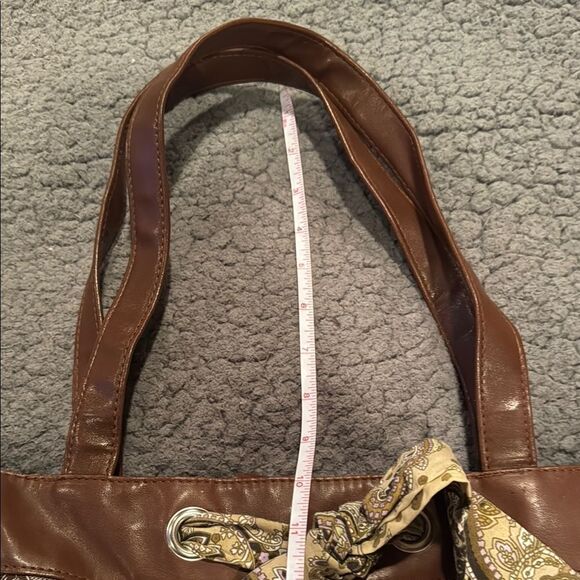 Chadwick’s Brown Patterned Tote Bag Satchel Purse Shoulder Bag Handbag - Picture 4 of 8